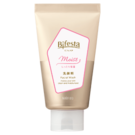 Moist facial wash